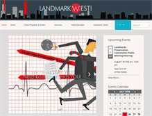 Tablet Screenshot of landmarkwest.org